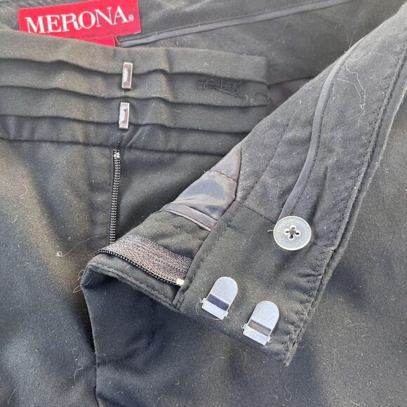 Merona Black Slacks Size 2 - Picture 5 of 8